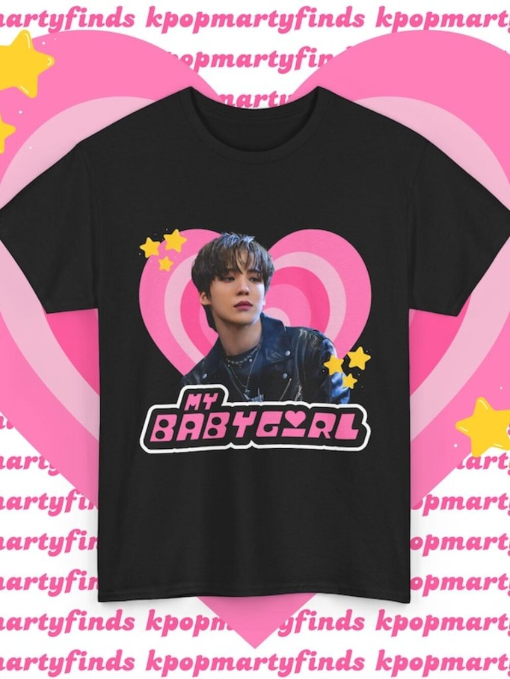 Ateez Yunho Youth Babygirl Y2k Shirt